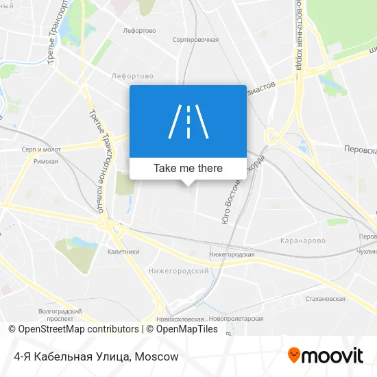 4-Я Кабельная Улица map
