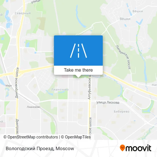 Вологодский Проезд map