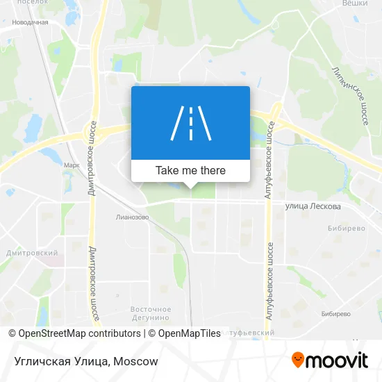 Угличская Улица map
