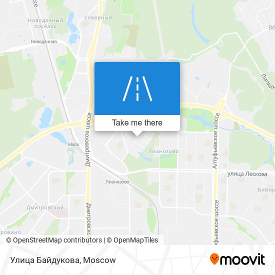Улица Байдукова map