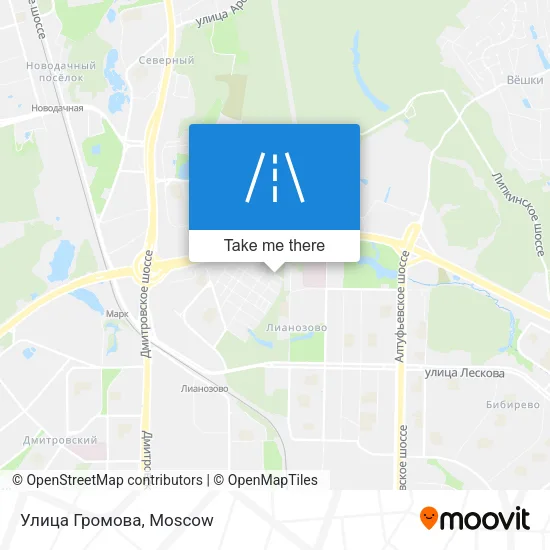 Улица Громова map