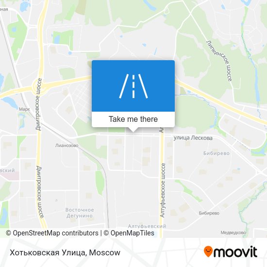 Хотьковская Улица map