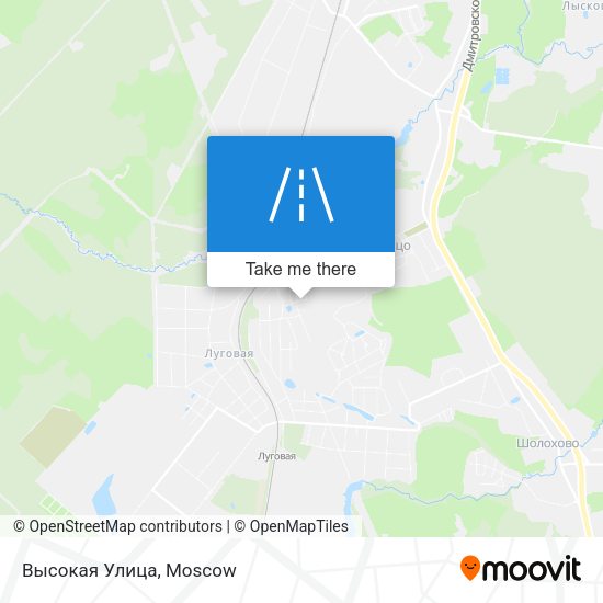 Высокая Улица map