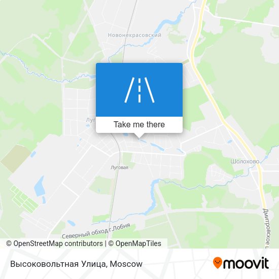 Высоковольтная Улица map