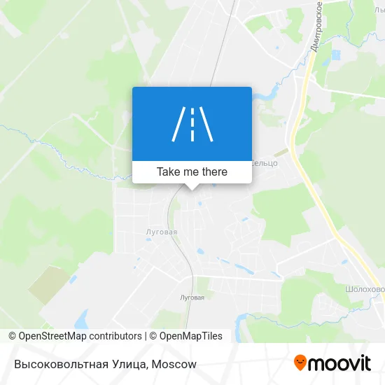 Высоковольтная Улица map