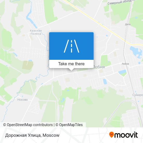 Дорожная Улица map