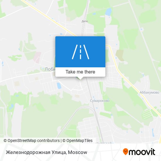 Железнодорожная Улица map