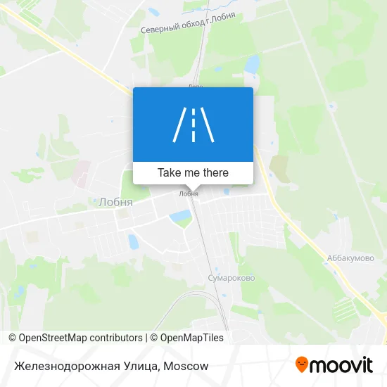 Железнодорожная Улица map