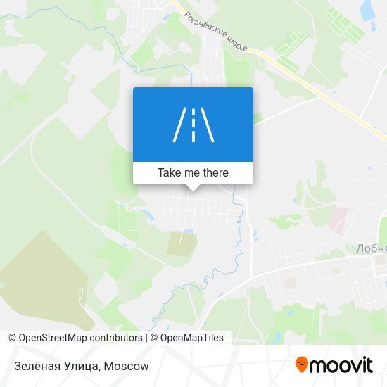 Зелёная Улица map