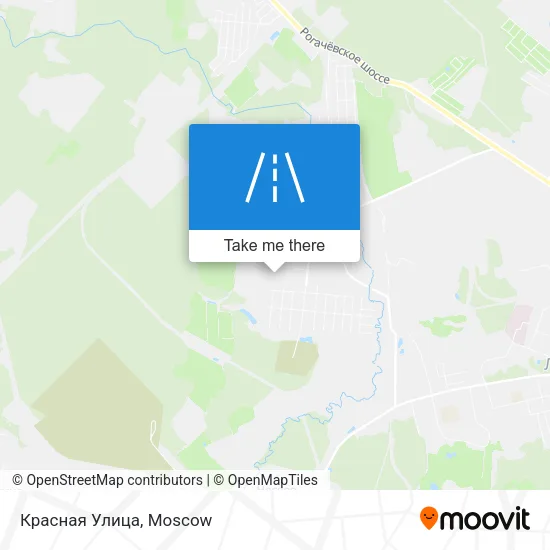 Красная Улица map