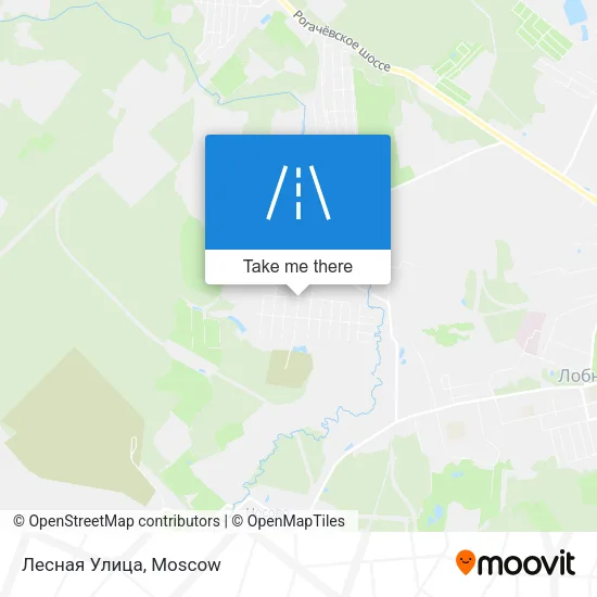 Лесная Улица map