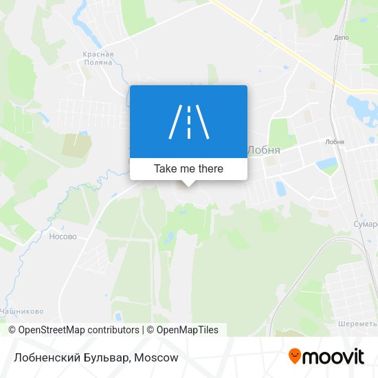Лобненский Бульвар map