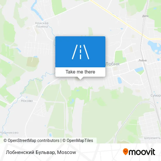 Лобненский Бульвар map