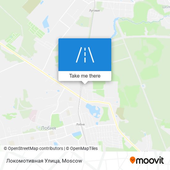 Локомотивная Улица map