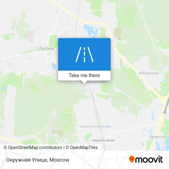 Окружная Улица map