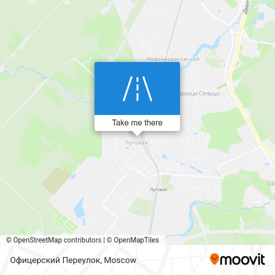 Офицерский Переулок map