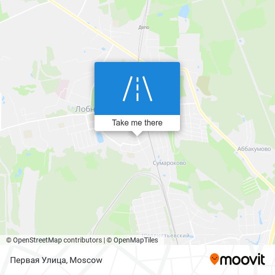 Первая Улица map