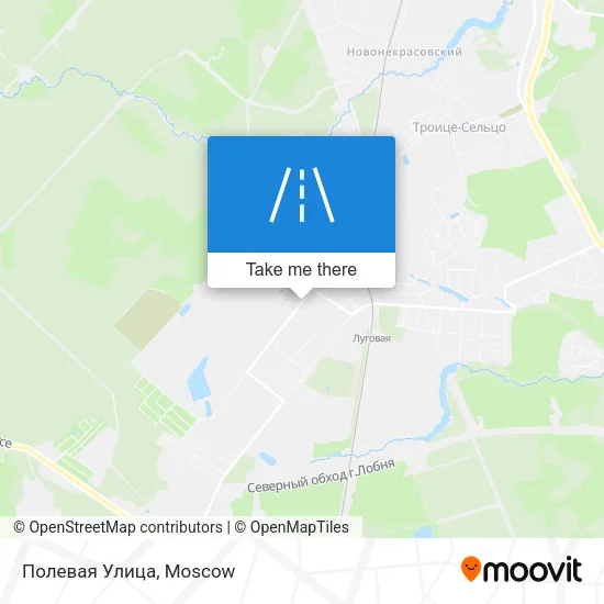 Полевая Улица map