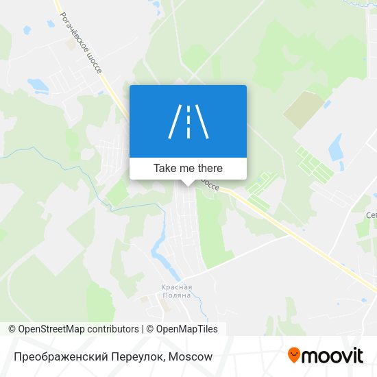Преображенский Переулок map