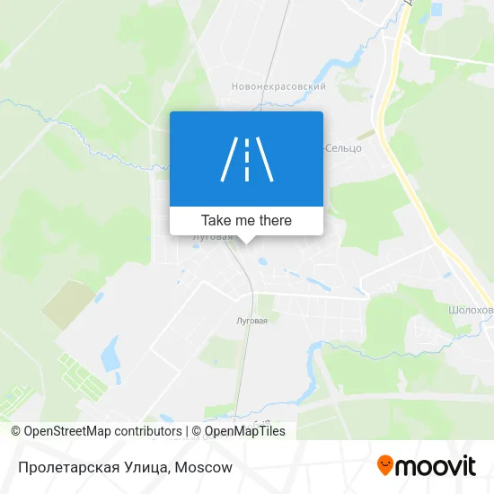 Пролетарская Улица map