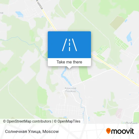 Солнечная Улица map