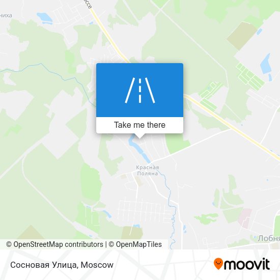 Сосновая Улица map
