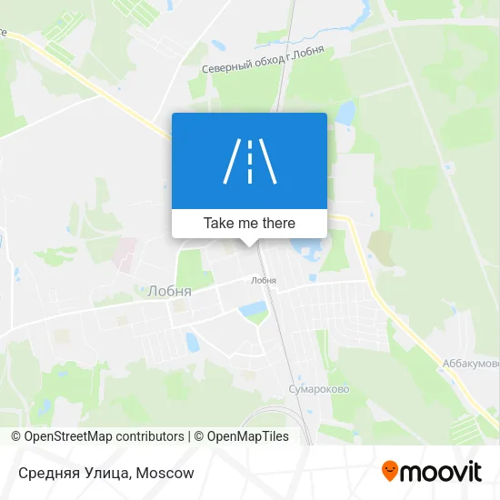 Средняя Улица map