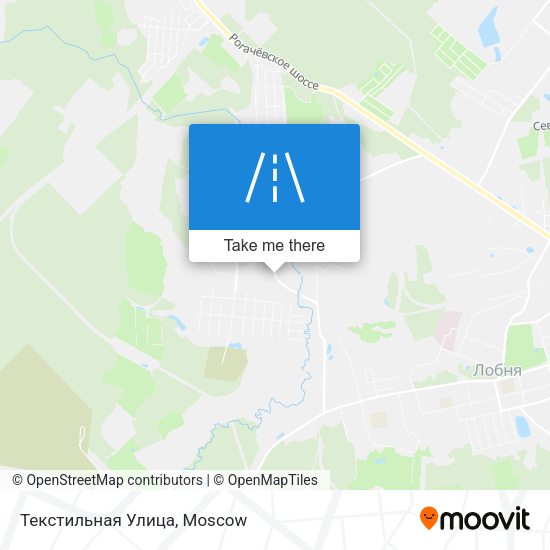 Текстильная Улица map