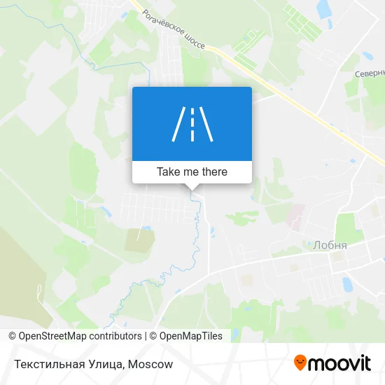 Текстильная Улица map