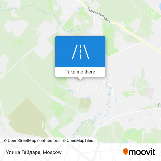 Улица Гайдара map
