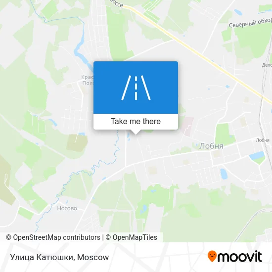 Улица Катюшки map