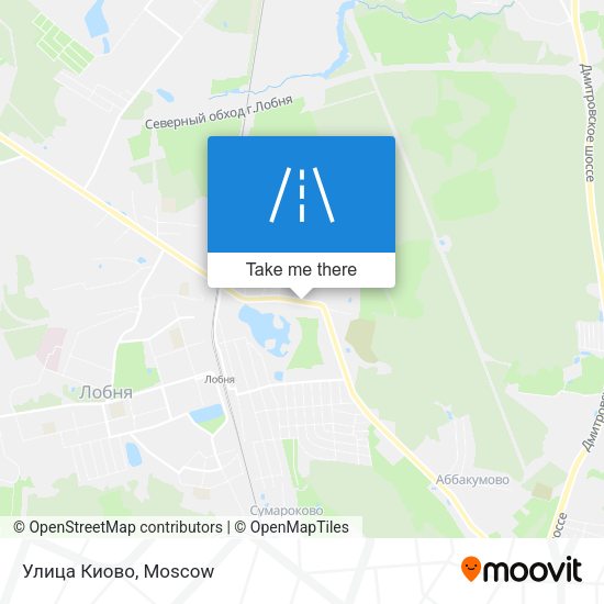 Улица Киово map