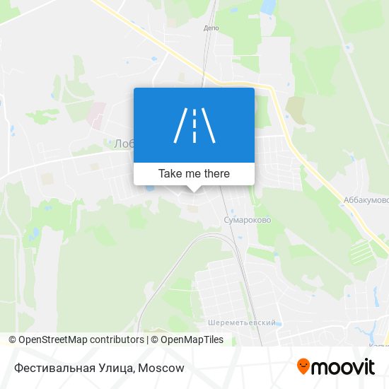 Фестивальная Улица map