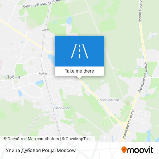 Улица Дубовая Роща map