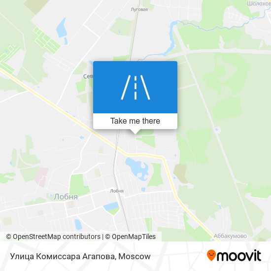 Улица Комиссара Агапова map