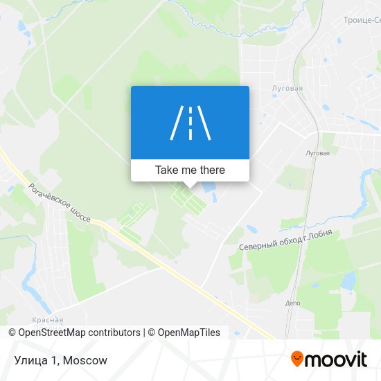 Улица 1 map