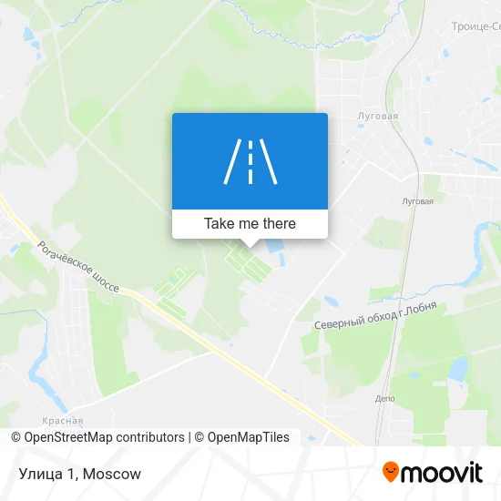 Улица 1 map