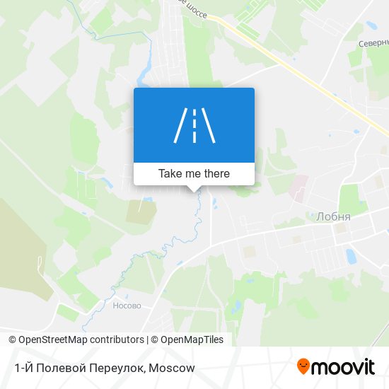 1-Й Полевой Переулок map