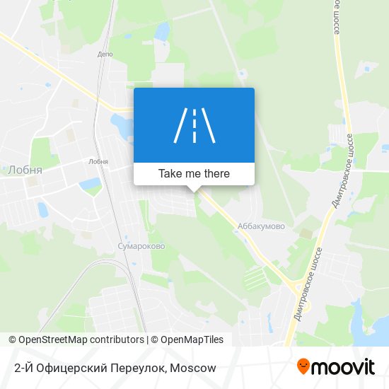 2-Й Офицерский Переулок map