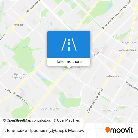 Ленинский Проспект (Дублёр) map