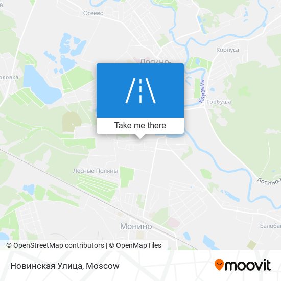 Новинская Улица map