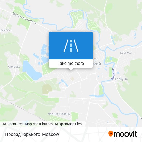 Проезд Горького map