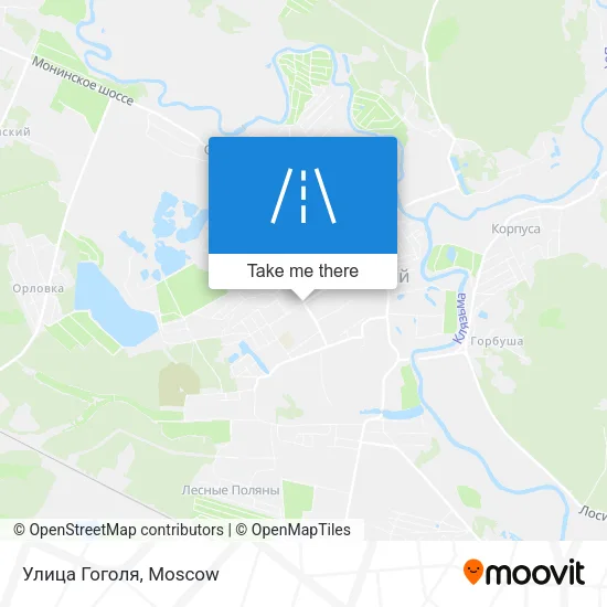 Улица Гоголя map