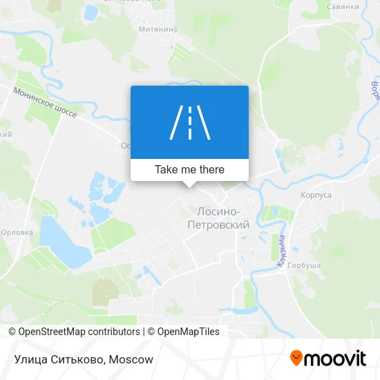 Улица Ситьково map