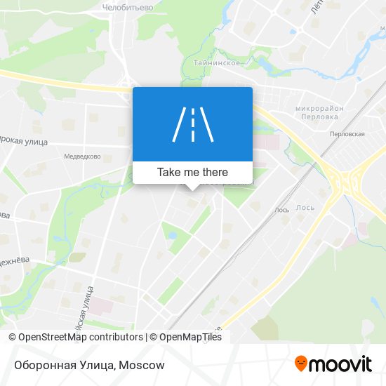 Оборонная Улица map