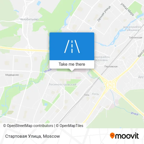 Стартовая Улица map
