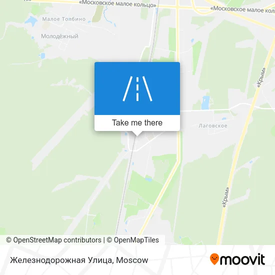 Железнодорожная Улица map