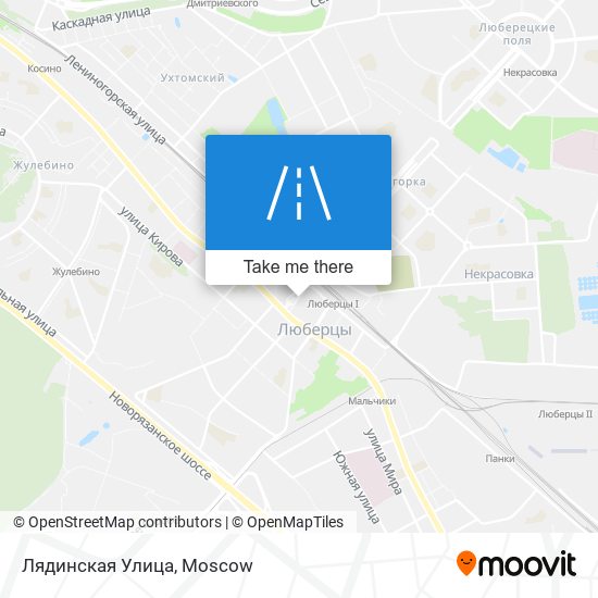 Лядинская Улица map