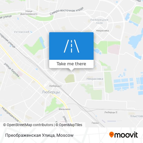 Преображенская Улица map