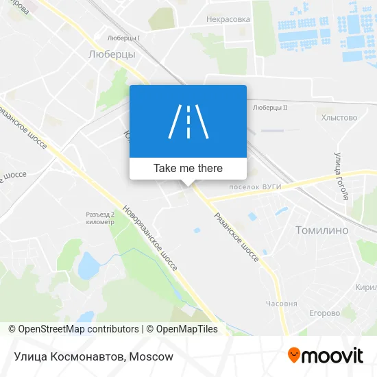 Улица Космонавтов map